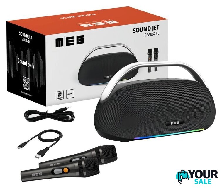 Беспроводная колонка MEG Sound Jet SSA062BL - Изображение №7 — Интернет-магазин Your Sale