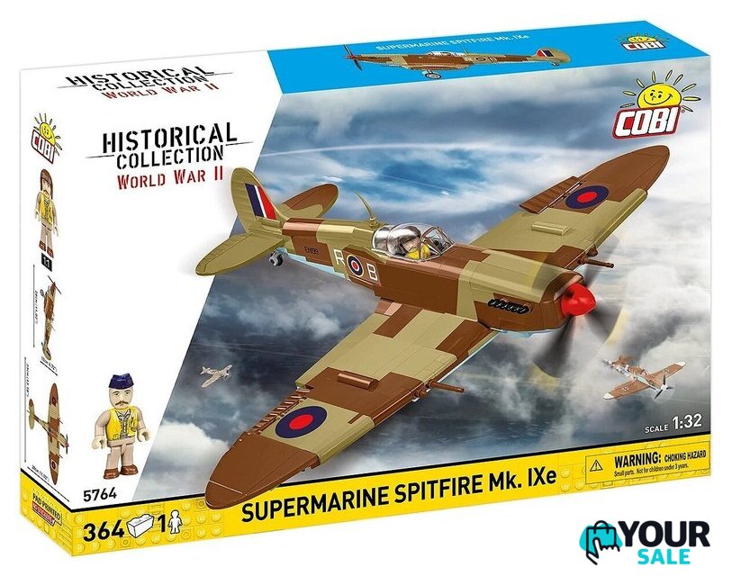 Конструктор Cobi Historical Collection WWII Supermarine Spitfire Mk.IXe - Изображение №14 — Интернет-магазин Your Sale