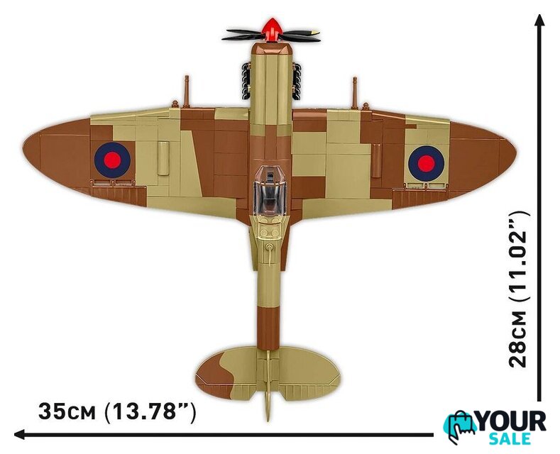 Конструктор Cobi Historical Collection WWII Supermarine Spitfire Mk.IXe - Изображение №13 — Интернет-магазин Your Sale