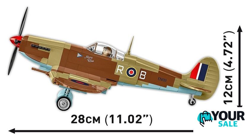 Конструктор Cobi Historical Collection WWII Supermarine Spitfire Mk.IXe - Изображение №12 — Интернет-магазин Your Sale