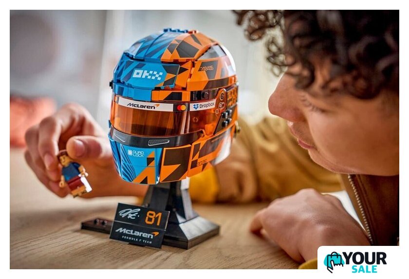 Конструктор LEGO Editions 43017 Шлем McLaren Mastercard F1 Team Oscar Piastri Helmet - Изображение №10 — Интернет-магазин Your Sale