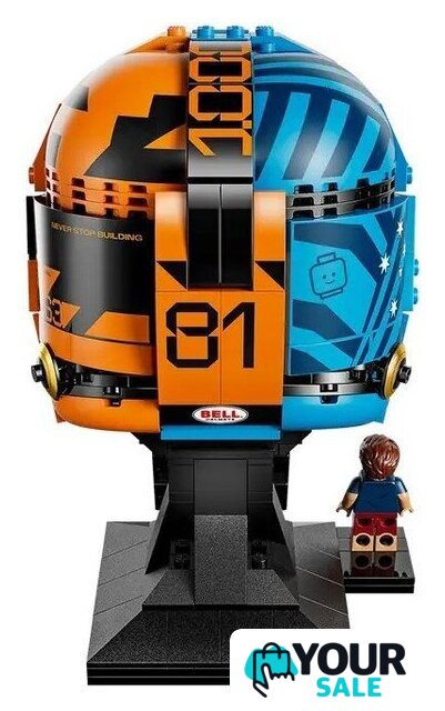 Конструктор LEGO Editions 43017 Шлем McLaren Mastercard F1 Team Oscar Piastri Helmet - Изображение №5 — Интернет-магазин Your Sale