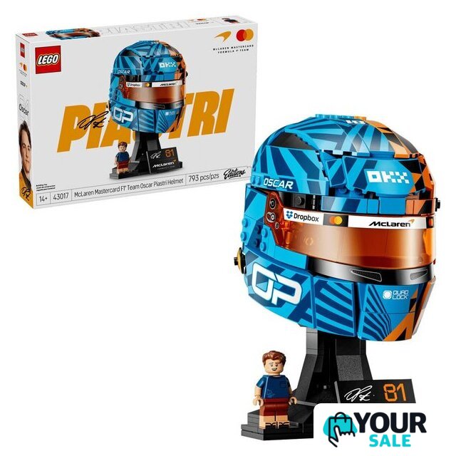 Конструктор LEGO Editions 43017 Шлем McLaren Mastercard F1 Team Oscar Piastri Helmet - Изображение №1 — Интернет-магазин Your Sale