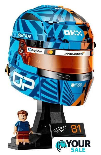 Конструктор LEGO Editions 43017 Шлем McLaren Mastercard F1 Team Oscar Piastri Helmet - Изображение №2 — Интернет-магазин Your Sale