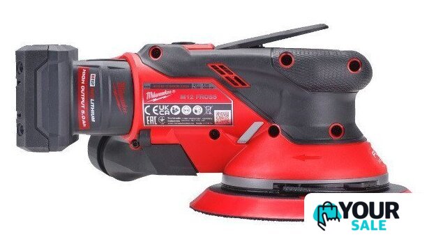 Эксцентриковая шлифмашина Milwaukee M12FROS5-502X 4933493651 (с 2-мя АКБ, кейс) - Изображение №6 — Интернет-магазин Your Sale