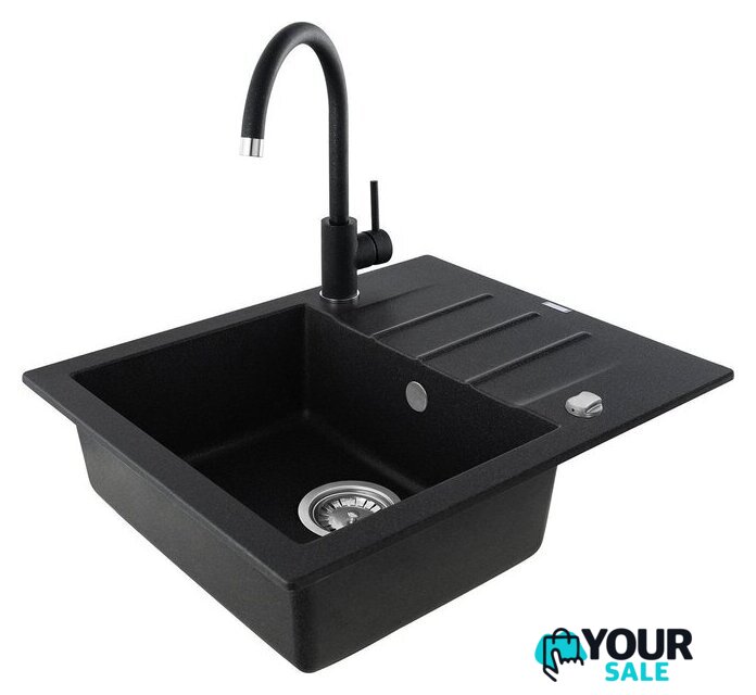 Кухонная мойка Kernau KGS A 4560 1B1D Graphite - Изображение №3 — Интернет-магазин Your Sale