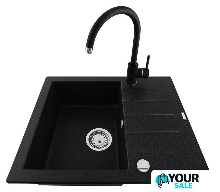 Кухонная мойка Kernau KGS A 4560 1B1D Graphite - Изображение №2 — Интернет-магазин Your Sale