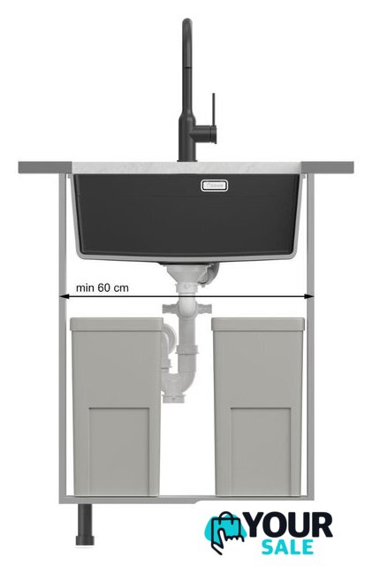 Кухонная мойка Quadron HQJ6045U5_PVDC1_U - Изображение №4 — Интернет-магазин Your Sale