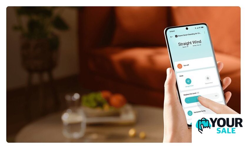 Вентилятор Xiaomi Smart Standing Air Circulation Fan EU BPLDS11DM (с евровилкой) - Изображение №9 — Интернет-магазин Your Sale