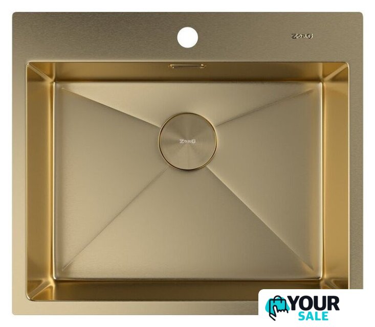 Кухонная мойка ZorG Zerox 59 IF PVD Gold - Изображение №3 — Интернет-магазин Your Sale