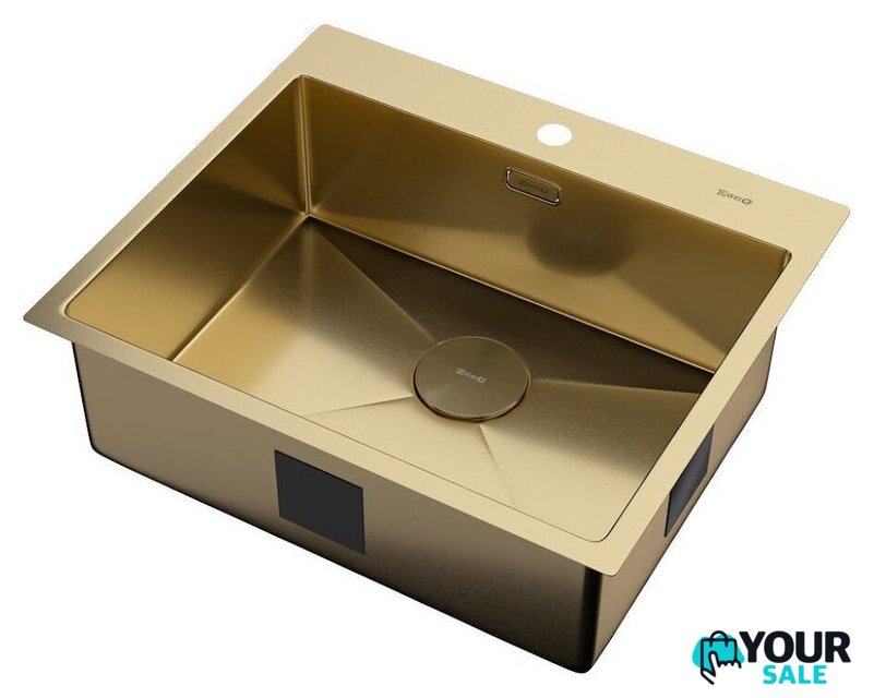 Кухонная мойка ZorG Zerox 59 IF PVD Gold - Изображение №2 — Интернет-магазин Your Sale