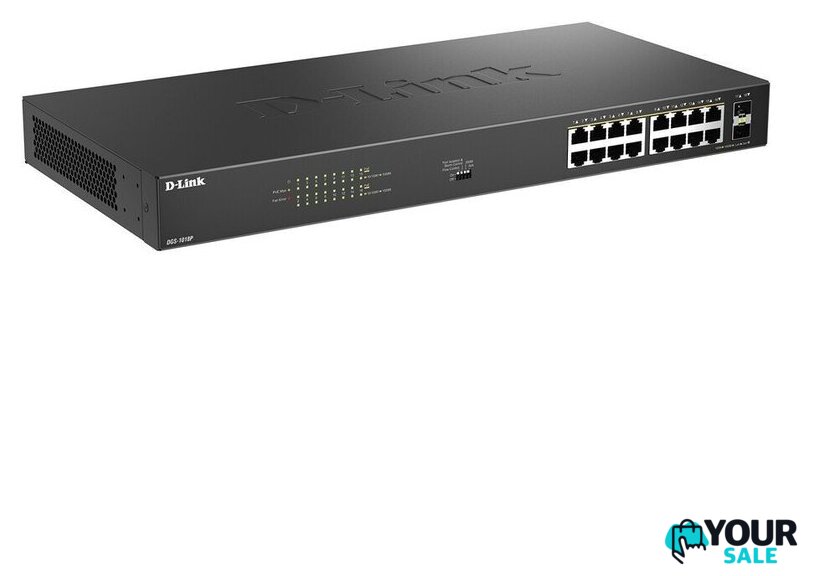 Неуправляемый коммутатор D-Link DGS-1018P/B1A - Изображение №1 — Интернет-магазин Your Sale