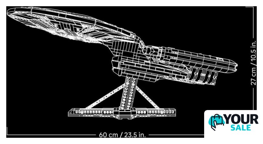 Конструктор LEGO Icons 10356 Звездный путь: USS Энтерпрайз NCC-1701-D - Изображение №10 — Интернет-магазин Your Sale