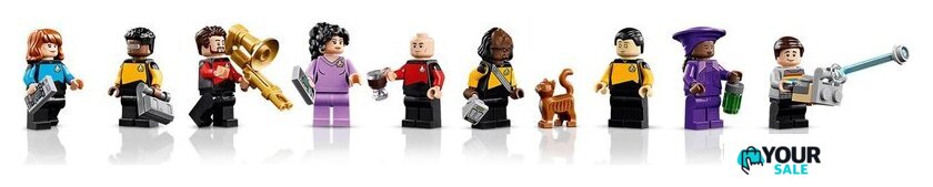 Конструктор LEGO Icons 10356 Звездный путь: USS Энтерпрайз NCC-1701-D - Изображение №8 — Интернет-магазин Your Sale