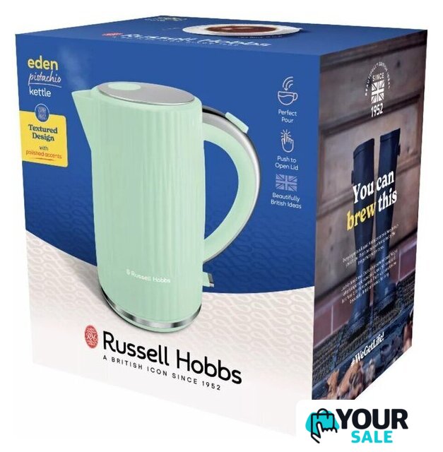 Электрический чайник Russell Hobbs Eden Kettle Green 27364-70 - Изображение №4 — Интернет-магазин Your Sale