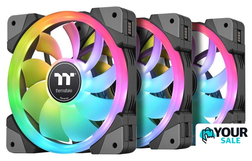 Комплект вентиляторов для корпуса с контроллером Thermaltake SWAFAN EX12 RGB CL-F143-PL12SW-A - Изображение №1 — Интернет-магазин Your Sale