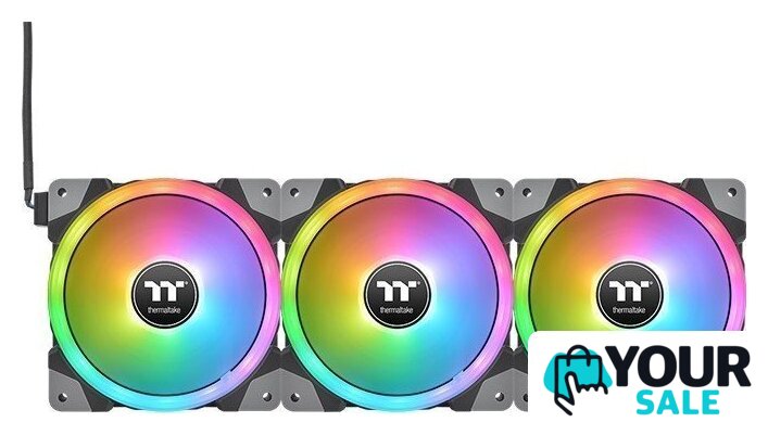 Комплект вентиляторов для корпуса с контроллером Thermaltake SWAFAN EX12 RGB CL-F143-PL12SW-A - Изображение №2 — Интернет-магазин Your Sale