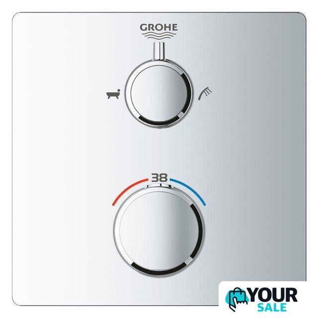 Смеситель без скрытого механизма Grohe Grohtherm 24080000 - Изображение №2 — Интернет-магазин Your Sale
