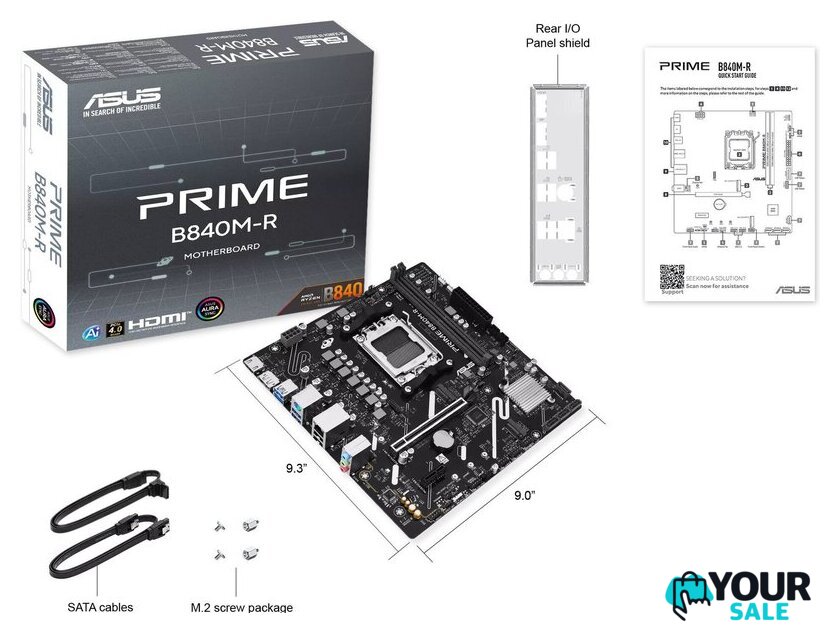 Материнская плата ASUS Prime B840M-R - Изображение №8 — Интернет-магазин Your Sale