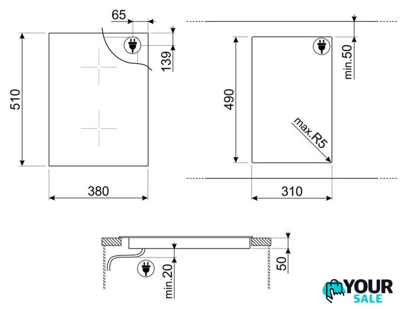 Варочная панель Smeg SIM3323D - Изображение №6 — Интернет-магазин Your Sale
