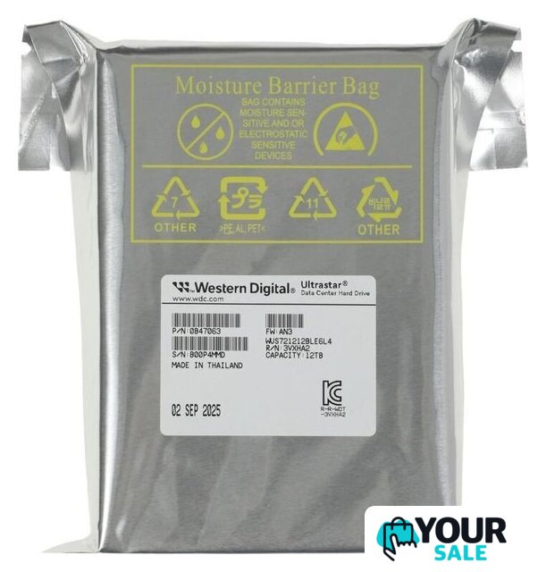 Жесткий диск WD Ultrastar DC HC340 12TB WUS721212BLE6L4 - Изображение №6 — Интернет-магазин Your Sale