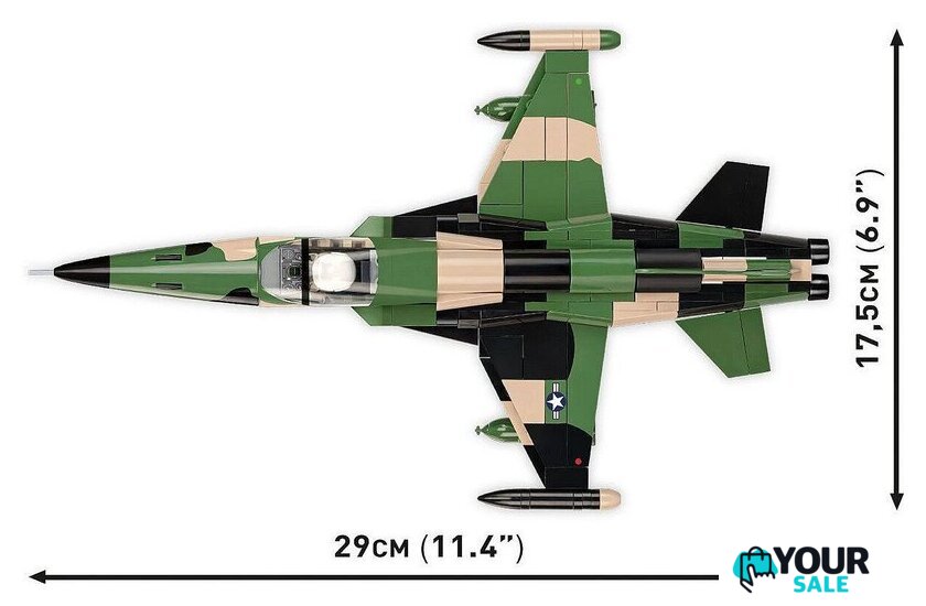 Конструктор Cobi Historical Collection Vietnam War Northrop F-5A Freedom Fighter - Изображение №10 — Интернет-магазин Your Sale