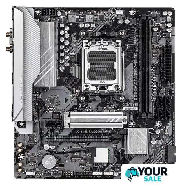 Материнская плата Gigabyte B650M Gaming WiFi6E (rev. 1.4) - Изображение №1 — Интернет-магазин Your Sale