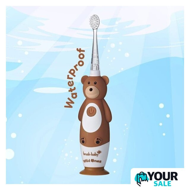Электрическая зубная щетка Brush-Baby WildOnes Bear - Изображение №8 — Интернет-магазин Your Sale