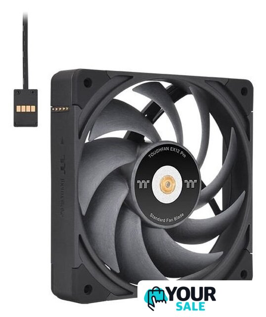 Комплект вентиляторов для корпуса Thermaltake Toughfan EX12 Pro 3-Fan Pack CL-F171-PL12BL-A - Изображение №2 — Интернет-магазин Your Sale