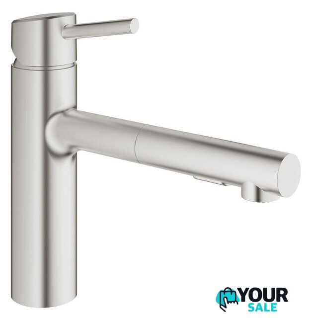 Смеситель Grohe Concetto 30273DC1 (стальной) - Изображение №1 — Интернет-магазин Your Sale