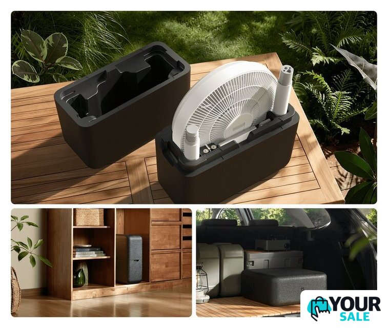 Вентилятор Xiaomi Smart Standing Fan Pro Slim EU BPLDS12DM (с евровилкой) - Изображение №4 — Интернет-магазин Your Sale