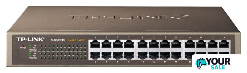 Неуправляемый коммутатор TP-Link TL-SG1024D - Изображение №1 — Интернет-магазин Your Sale