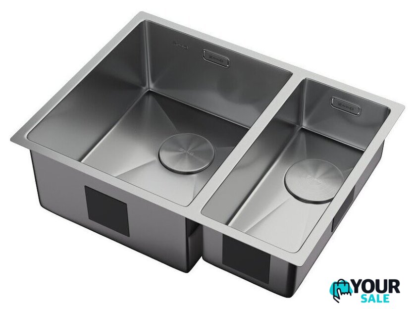 Кухонная мойка ZorG Zerox 58-2 U / IF-R Steel - Изображение №2 — Интернет-магазин Your Sale