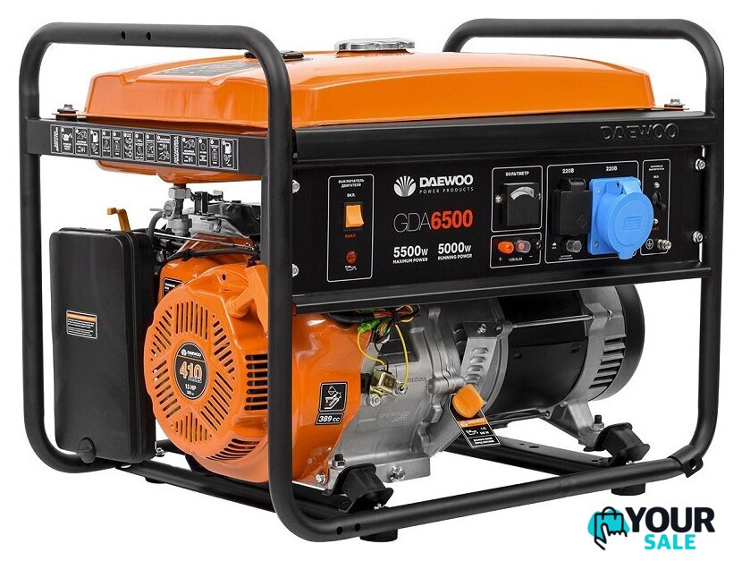 Бензиновый генератор Daewoo Power GDA 6500 - Изображение №1 — Интернет-магазин Your Sale