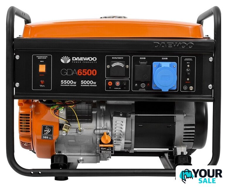 Бензиновый генератор Daewoo Power GDA 6500 - Изображение №2 — Интернет-магазин Your Sale
