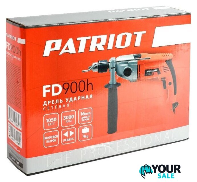 Ударная дрель Patriot FD 900h 120301466 - Изображение №11 — Интернет-магазин Your Sale