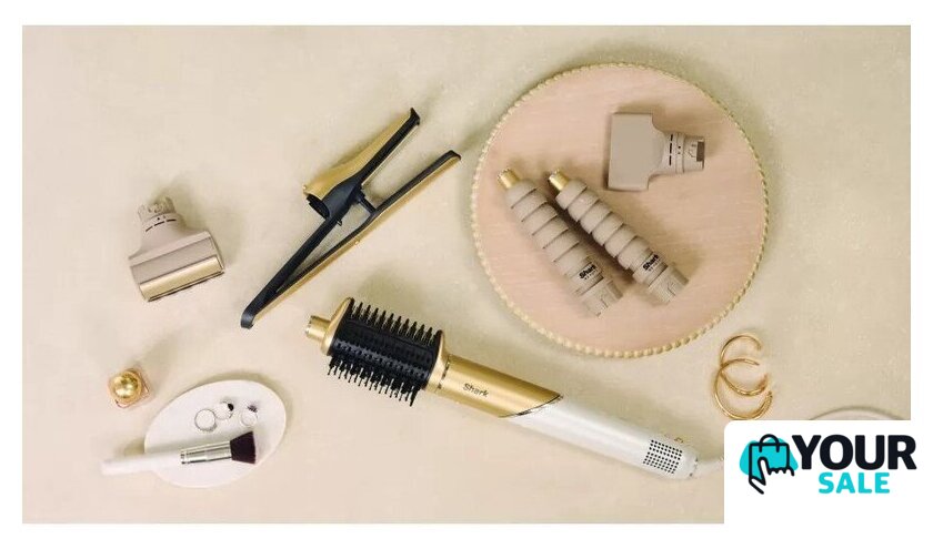 Фен-стайлер Shark Glam Sleek Straight Waves & Curls Multi-styler HD6051SEU - Изображение №3 — Интернет-магазин Your Sale