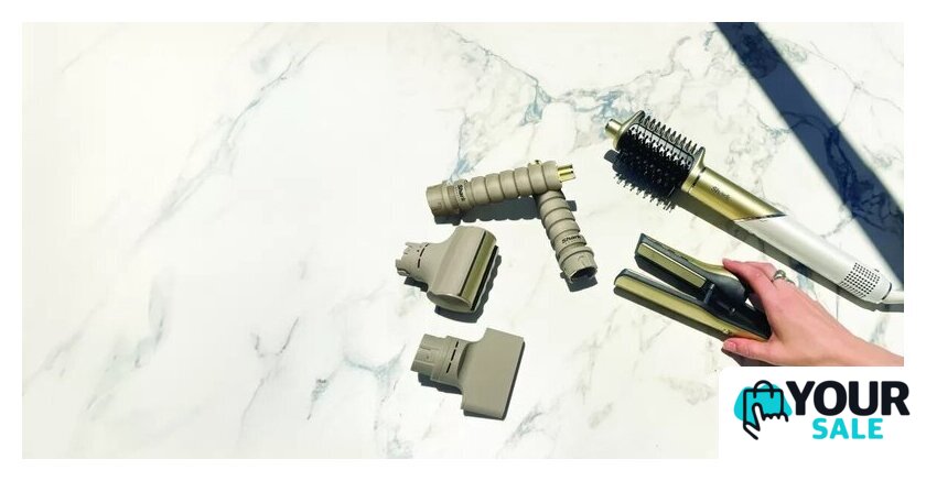 Фен-стайлер Shark Glam Sleek Straight Waves & Curls Multi-styler HD6051SEU - Изображение №2 — Интернет-магазин Your Sale