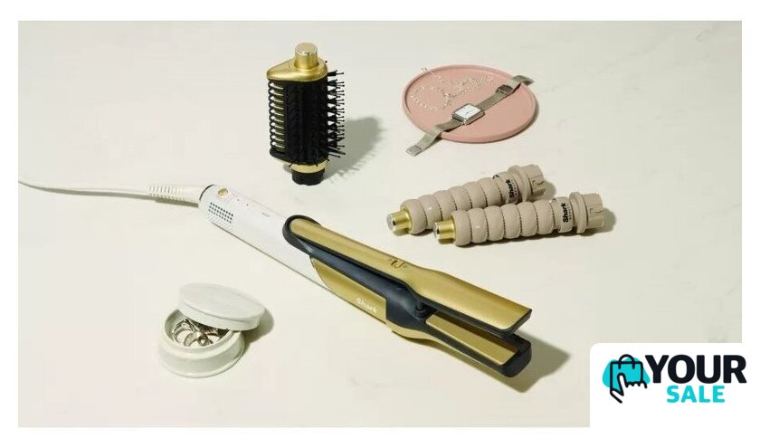 Фен-стайлер Shark Glam Sleek Straight Waves & Curls Multi-styler HD6051SEU - Изображение №7 — Интернет-магазин Your Sale