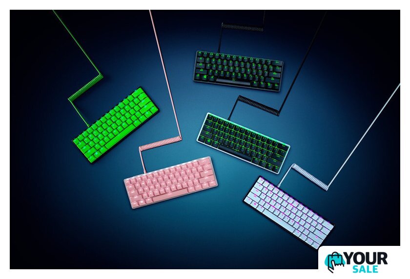 Набор аксессуаров Razer PBT Keycap + Coiled Cable Upgrade Set Classic Black - Изображение №5 — Интернет-магазин Your Sale