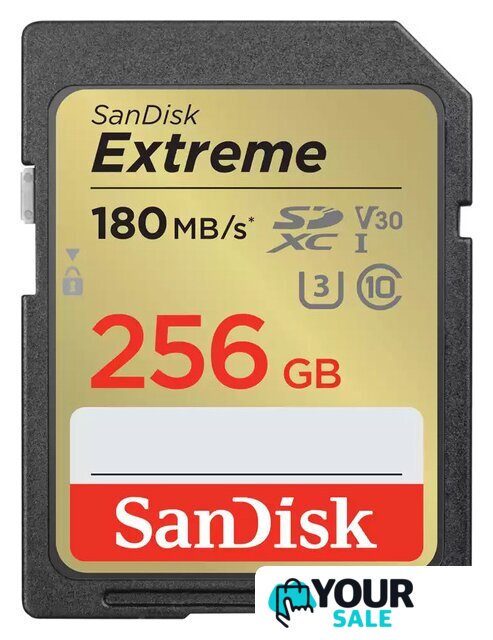 Карта памяти SanDisk Extreme SDXC SDSDXVV-256G-GNCIN 256GB - Изображение №1 — Интернет-магазин Your Sale