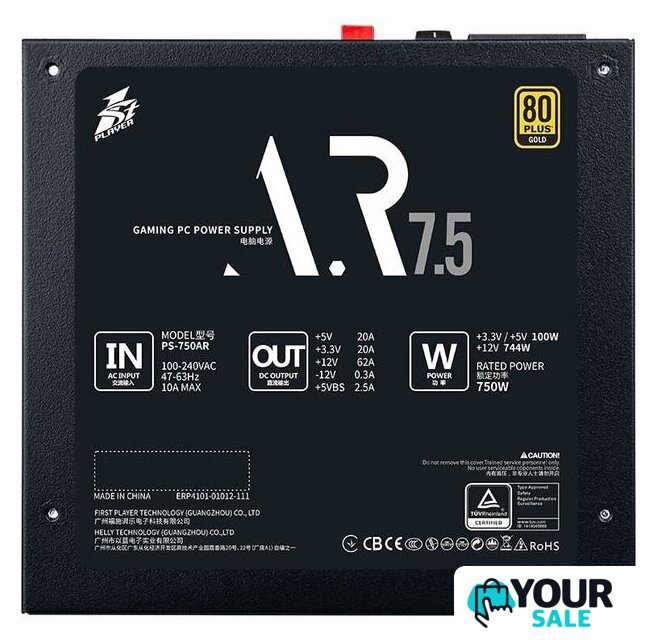 Блок питания 1stPlayer AR 750W PS-750AR - Изображение №5 — Интернет-магазин Your Sale