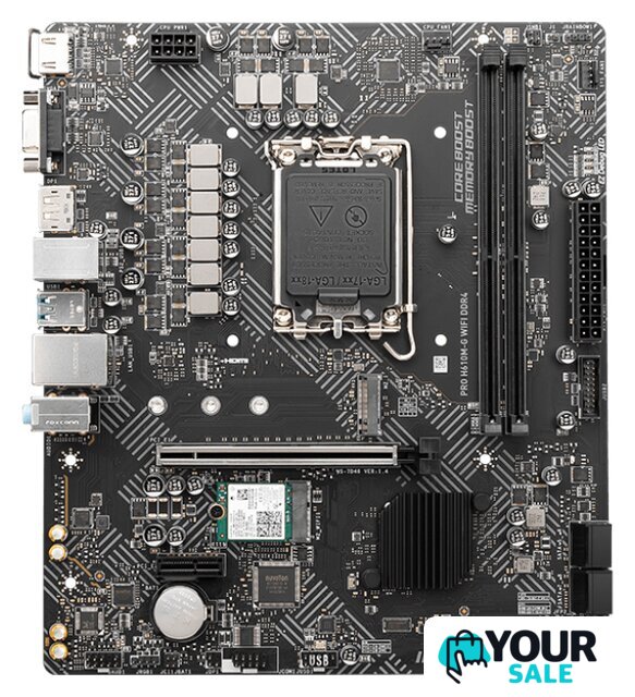 Материнская плата MSI PRO H610M-G WiFi DDR4 - Изображение №1 — Интернет-магазин Your Sale