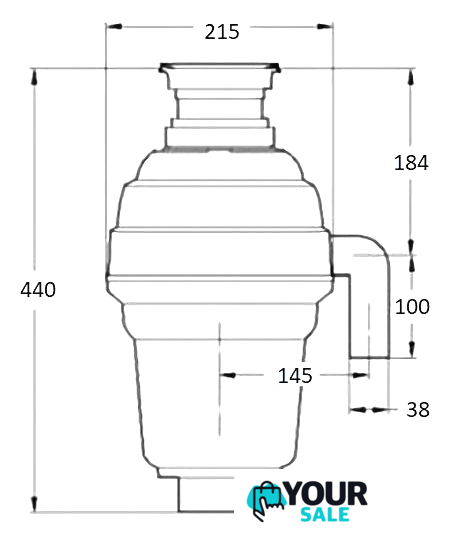 Измельчитель пищевых отходов Bone Crusher BC 1000 - Изображение №4 — Интернет-магазин Your Sale