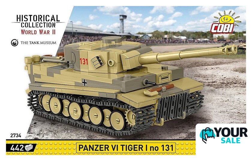 Конструктор Cobi Historical Collection WWII Panzer VI Tiger I no 131 - Изображение №1 — Интернет-магазин Your Sale