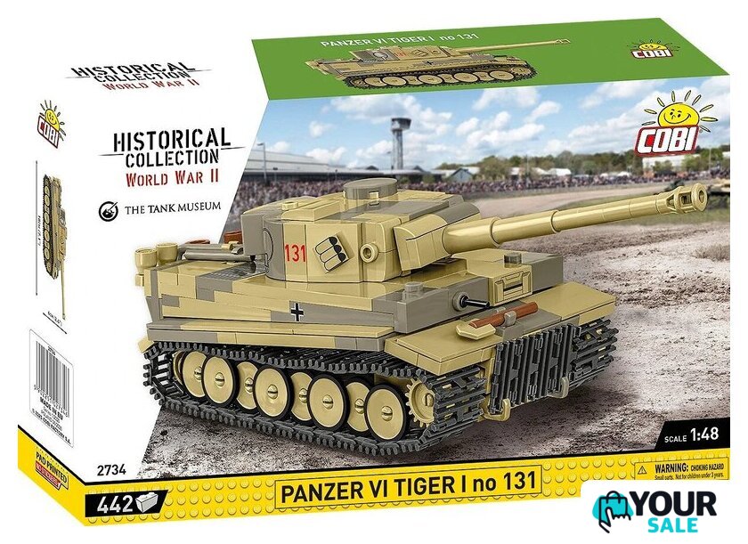 Конструктор Cobi Historical Collection WWII Panzer VI Tiger I no 131 - Изображение №9 — Интернет-магазин Your Sale