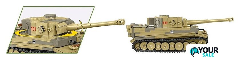 Конструктор Cobi Historical Collection WWII Panzer VI Tiger I no 131 - Изображение №5 — Интернет-магазин Your Sale