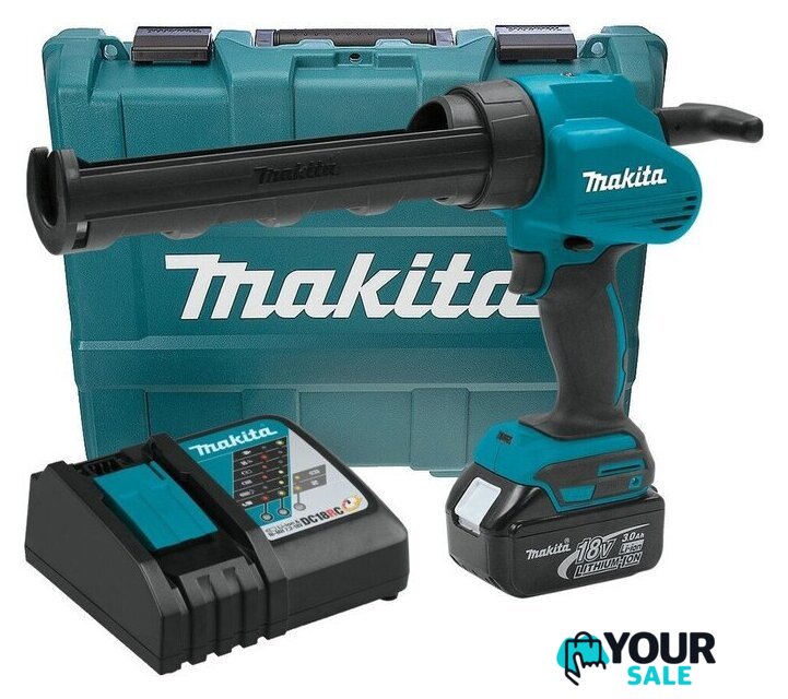 Пистолет для герметика Makita DCG180RF (с 1-им АКБ, кейс) - Изображение №1 — Интернет-магазин Your Sale