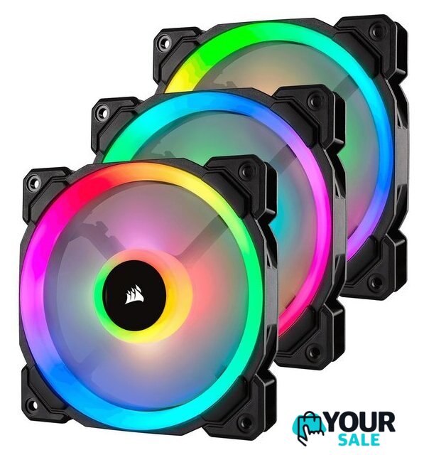 Набор вентиляторов Corsair LL120 RGB 3 шт. (с контроллером) - Изображение №1 — Интернет-магазин Your Sale