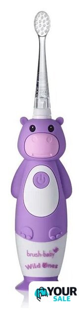 Электрическая зубная щетка Brush-Baby WildOnes Hippo - Изображение №2 — Интернет-магазин Your Sale